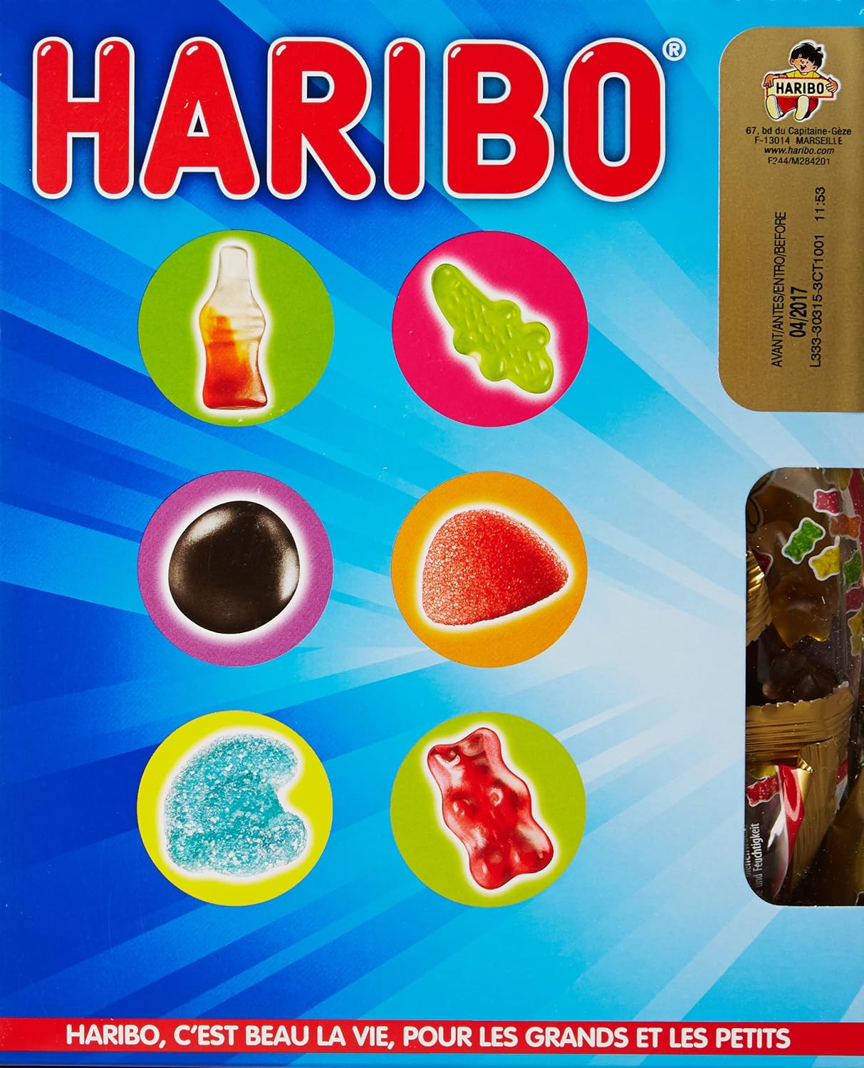 Haribo Bonbon Gélifié l'Ours d'Or 40 g x 30 Sachets – Image 5