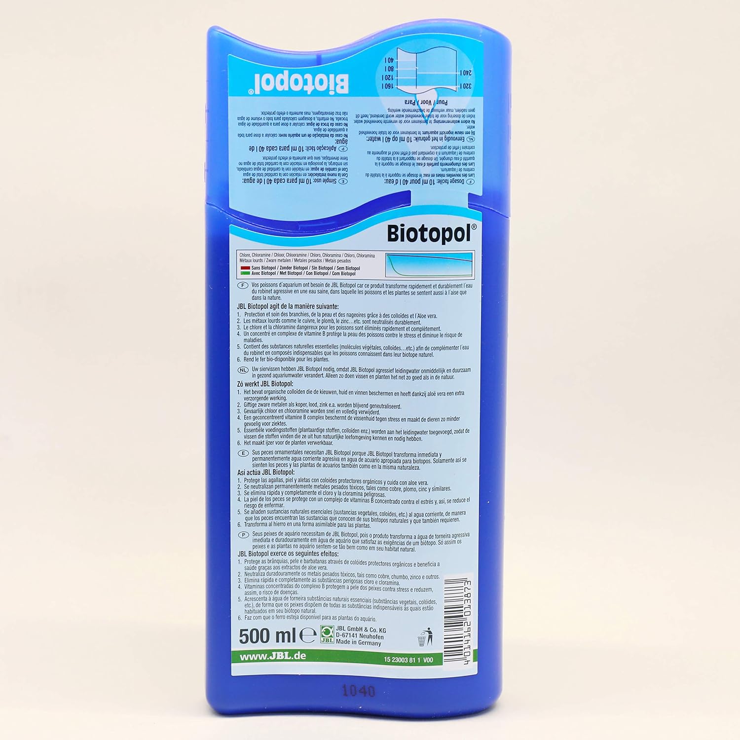 JBL Biotopol — Traitement de l'eau aquarium 500 ml – Image 5