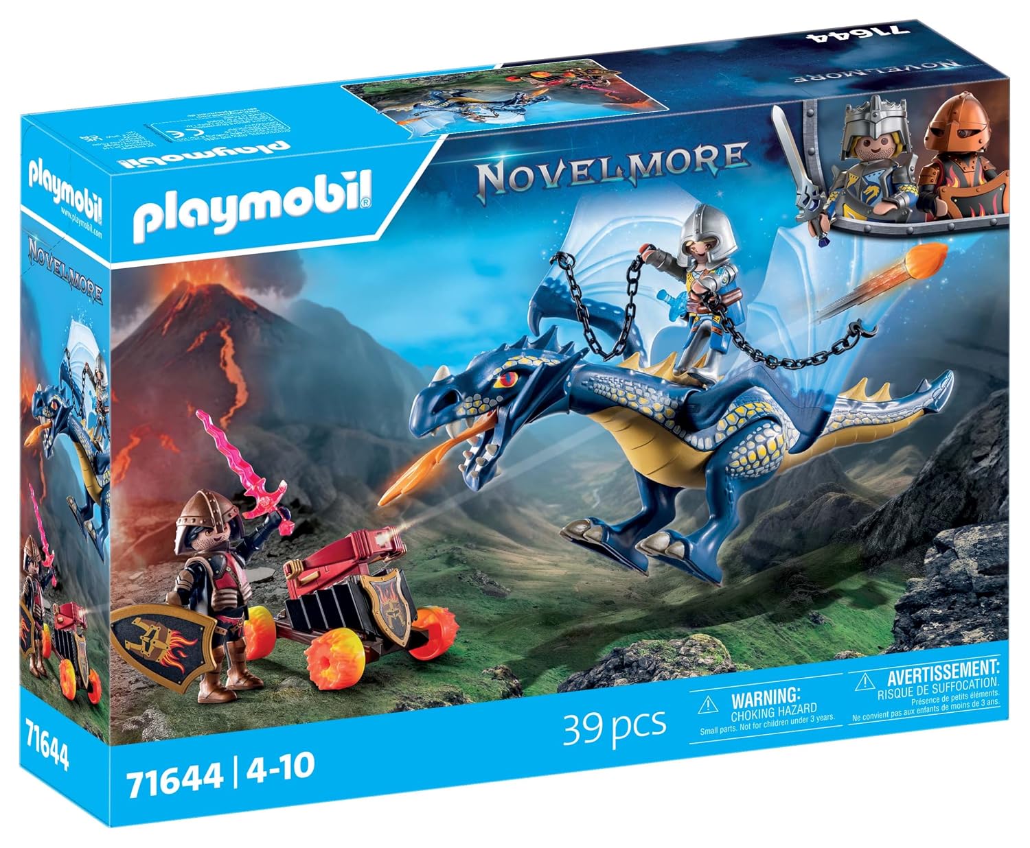 PLAYMOBIL Novelmore 71644 — Combattants avec Dragons et Canon – Image 27