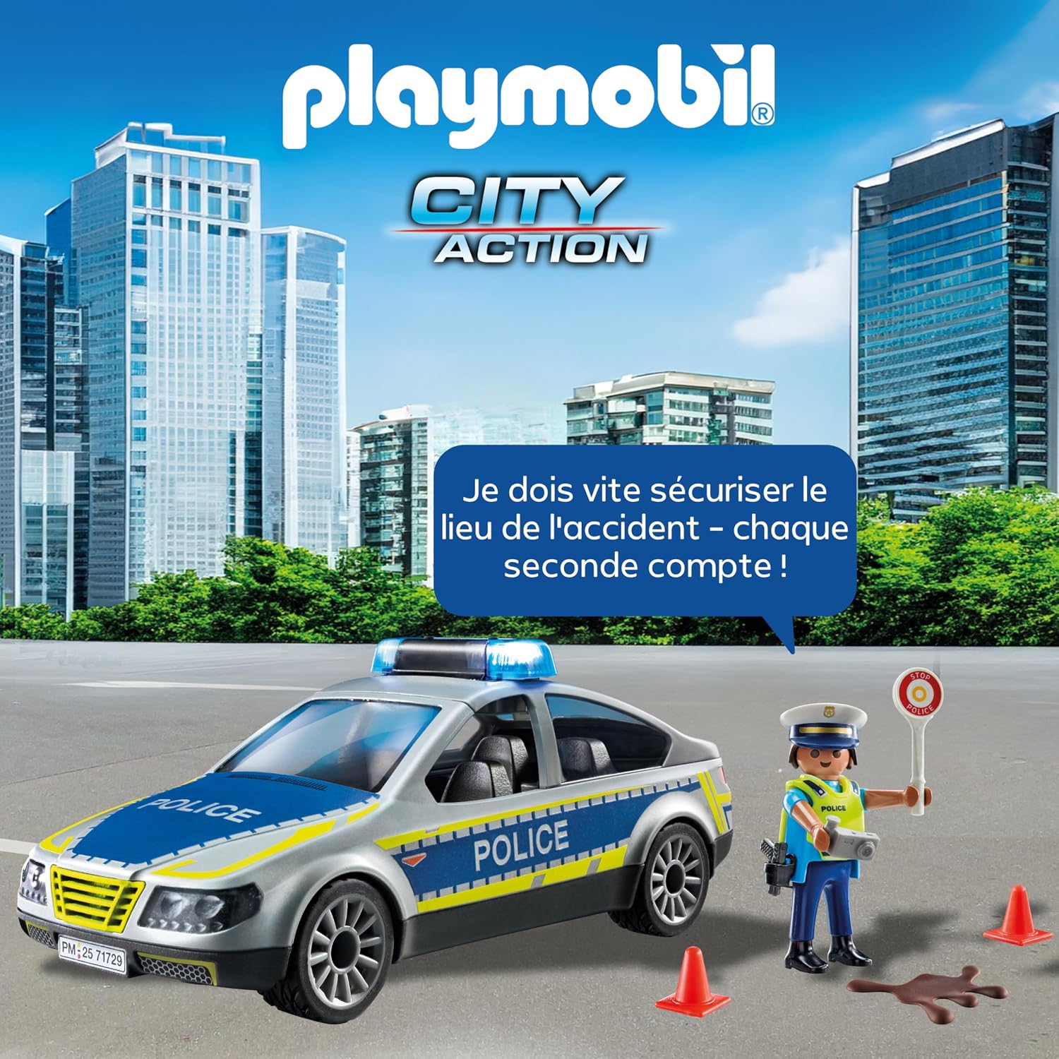 PLAYMOBIL Action Heroes — Voiture de Patrouille de Police – Image 14