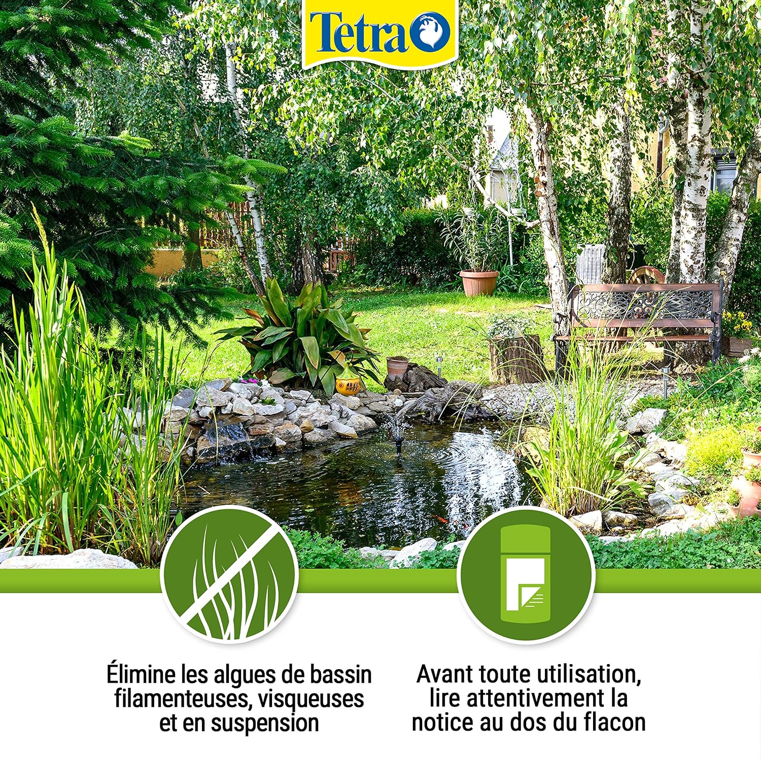 TETRA Pond Algofin — Anti-algues pour bassin 500 ml – Image 2