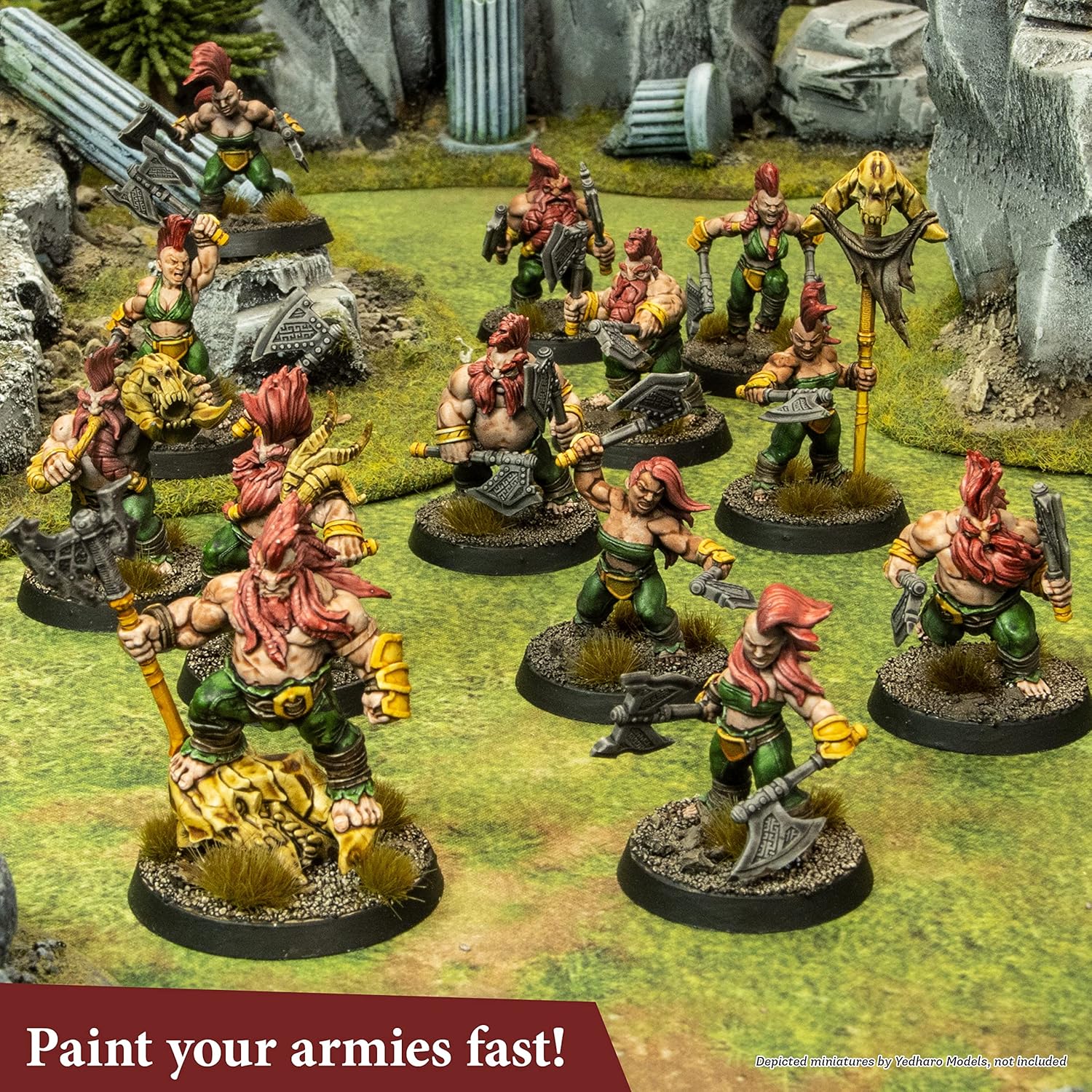 The Army Painter, Speedpaint 2.0 Metallics Set Combo, 10 x 18 ml Peinture Acrylique Métalliques, y compris 1 Pinceaux - Pour Peinture de Figurine Warhammer et Donjon et Dragon – Image 30