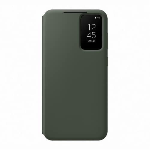 SAMSUNG — Étui Smart View avec porte-carte Galaxy S23+ kaki