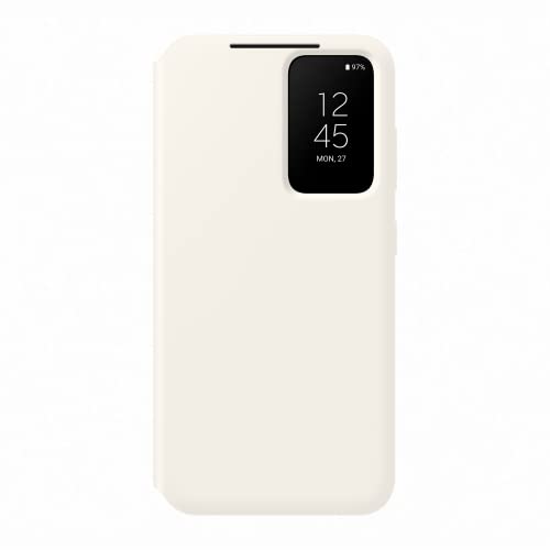 SAMSUNG — Étui Smart View avec porte-carte Galaxy S23 5G crème