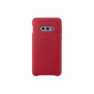 SAMSUNG — Coque en cuir pour Galaxy S10 bordeaux