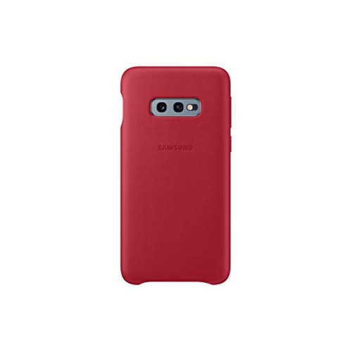 SAMSUNG — Coque en cuir pour Galaxy S10 bordeaux