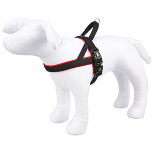 NOBBY Mesh Preno — Harnais norvégien pour chien rouge 38-50 cm