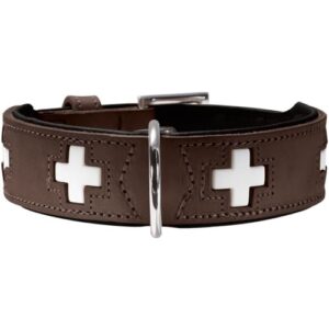 HUNTER — Collier suisse brun/noir 35–39,5 cm