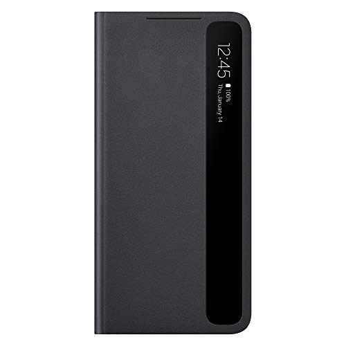 SAMSUNG — Coque Clear View Cover pour Galaxy S21+ noire