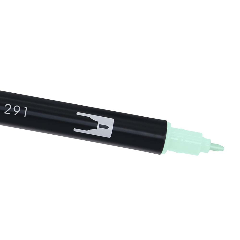 TOMBOW Dual Brush — Stylo double pointe pinceau bleu alice – Image 3