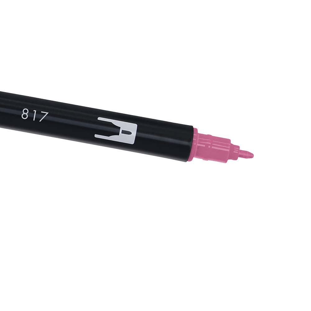 TOMBOW Dual Brush — Marqueur double pointe mauve – Image 3