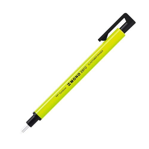 TOMBOW Mono Zéro — Gomme stylo pointe ronde jaune – Image 2