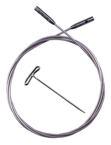 CHIAOGOO SWIV360 — Câble argenté 75 cm taille Small