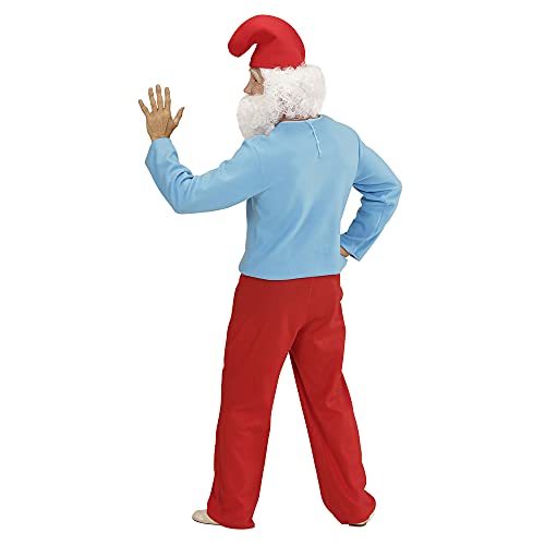 W WIDMANN MILANO — Costume Papa Nain 3 pièces rouge/bleu – Image 3