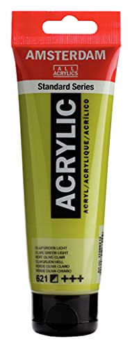 AMSTERDAM Standard Series — Acrylique tube 120 ml vert olive clair