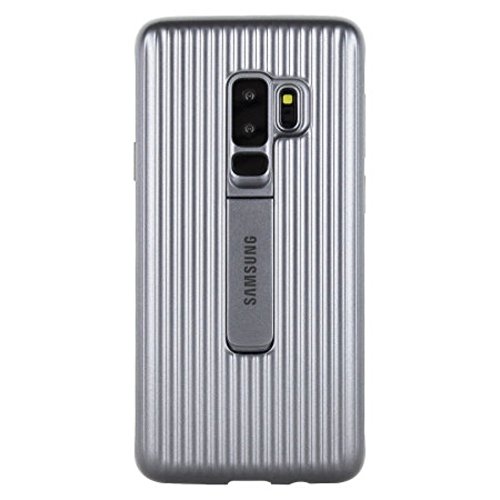 SAMSUNG — Coque rigide renforcée argentée pour Galaxy S9+