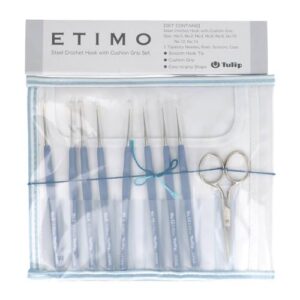 TULIP Etimo — Ensemble de crochets en acier royal argent
