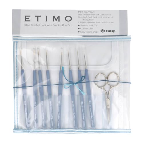 TULIP Etimo — Ensemble de crochets en acier royal argent