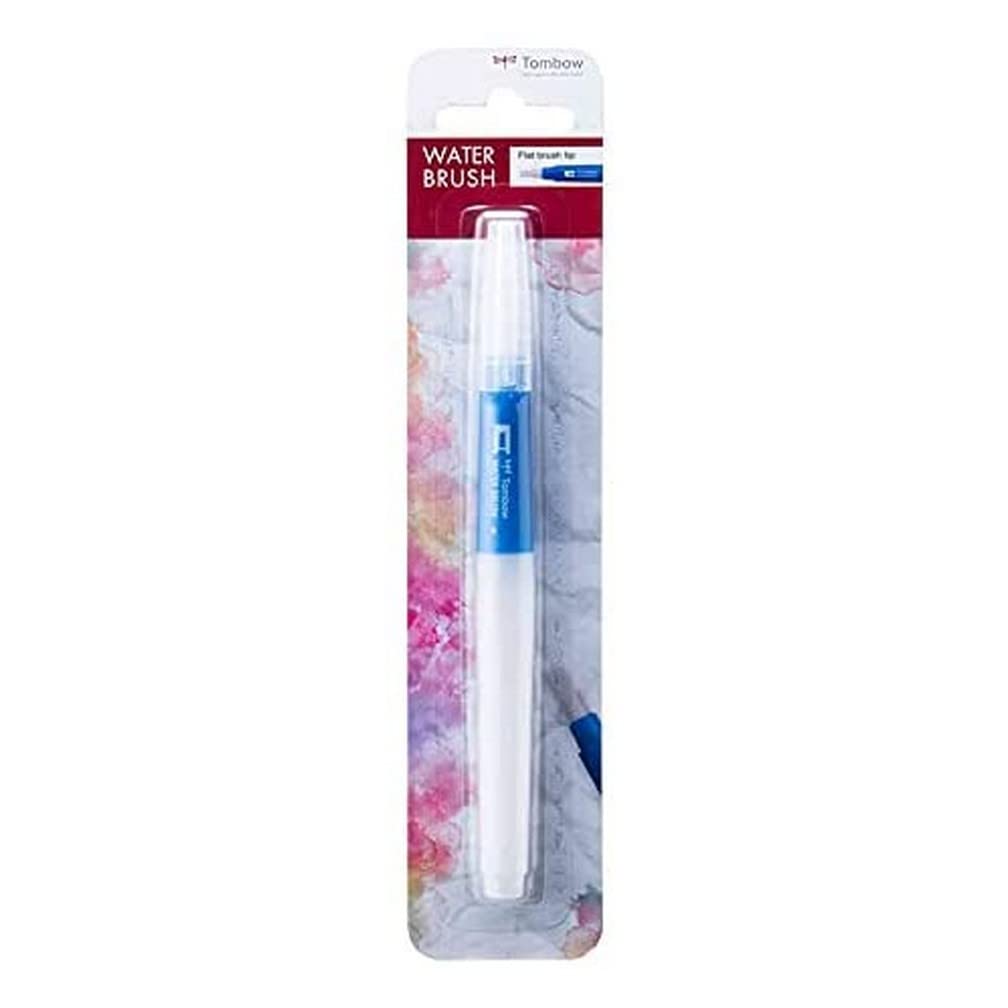 TOMBOW — Pinceau à réservoir d’eau vide, pointe plate
