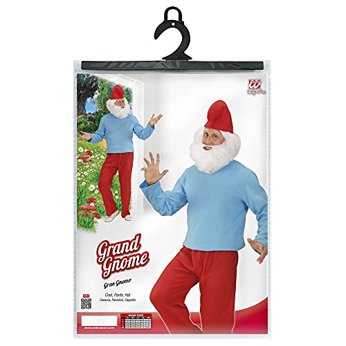 W WIDMANN MILANO — Costume Papa Nain 3 pièces rouge/bleu – Image 2