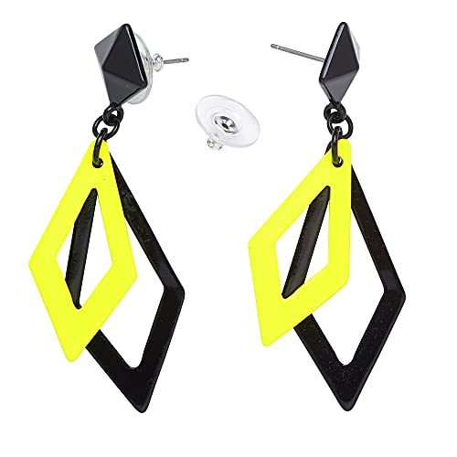 W WIDMANN MILANO Party Fashion — Boucles d'oreilles losanges fluo