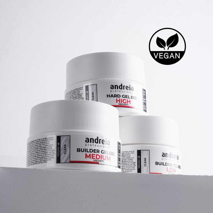 ANDREIA — Gel de construction pour ongles UV/LED rose 44 g – Image 5
