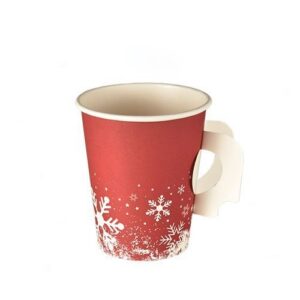 PAPSTAR — 200 gobelets avec poignées en carton 20 cl Winter Time