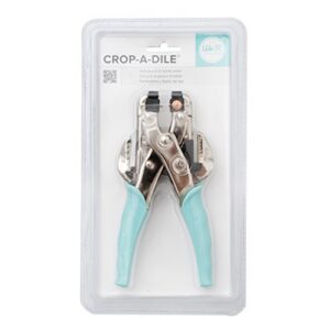 WE R MEMORY KEEPERS Crop-A-Dile — Pince à perforer bleue