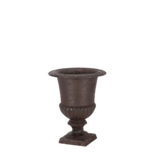 ESSCHERT DESIGN — Vase Médicis en fonte marron 23,1 cm