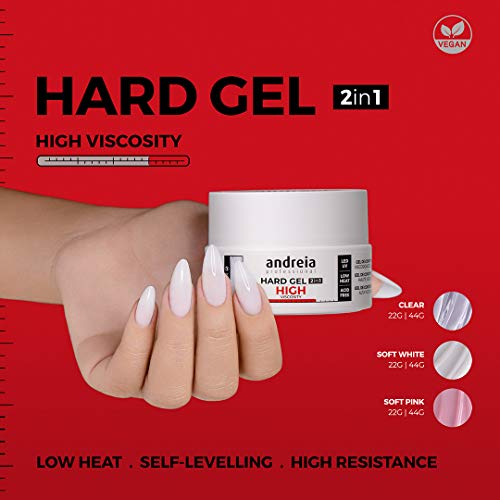 ANDREIA HARD GEL 2 in 1 — Gel de construction 44 g – Image 2