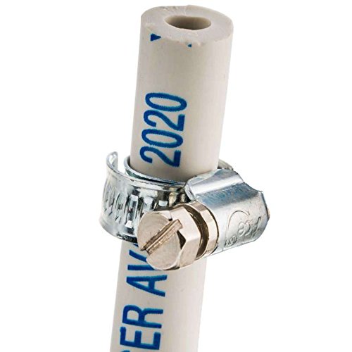 RIBITECH — Tuyau gaz butane/propane 1,50 m Ø 6x12 avec colliers – Image 3