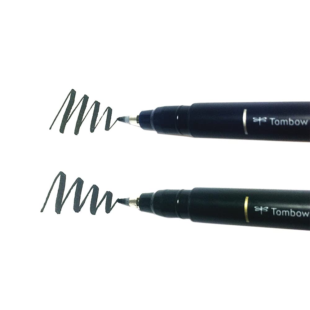 TOMBOW Fudenosuke — Stylo-feutre pointe souple noir – Image 4
