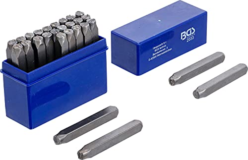 BGS — Jeu de lettres à frapper 6 mm en cassette