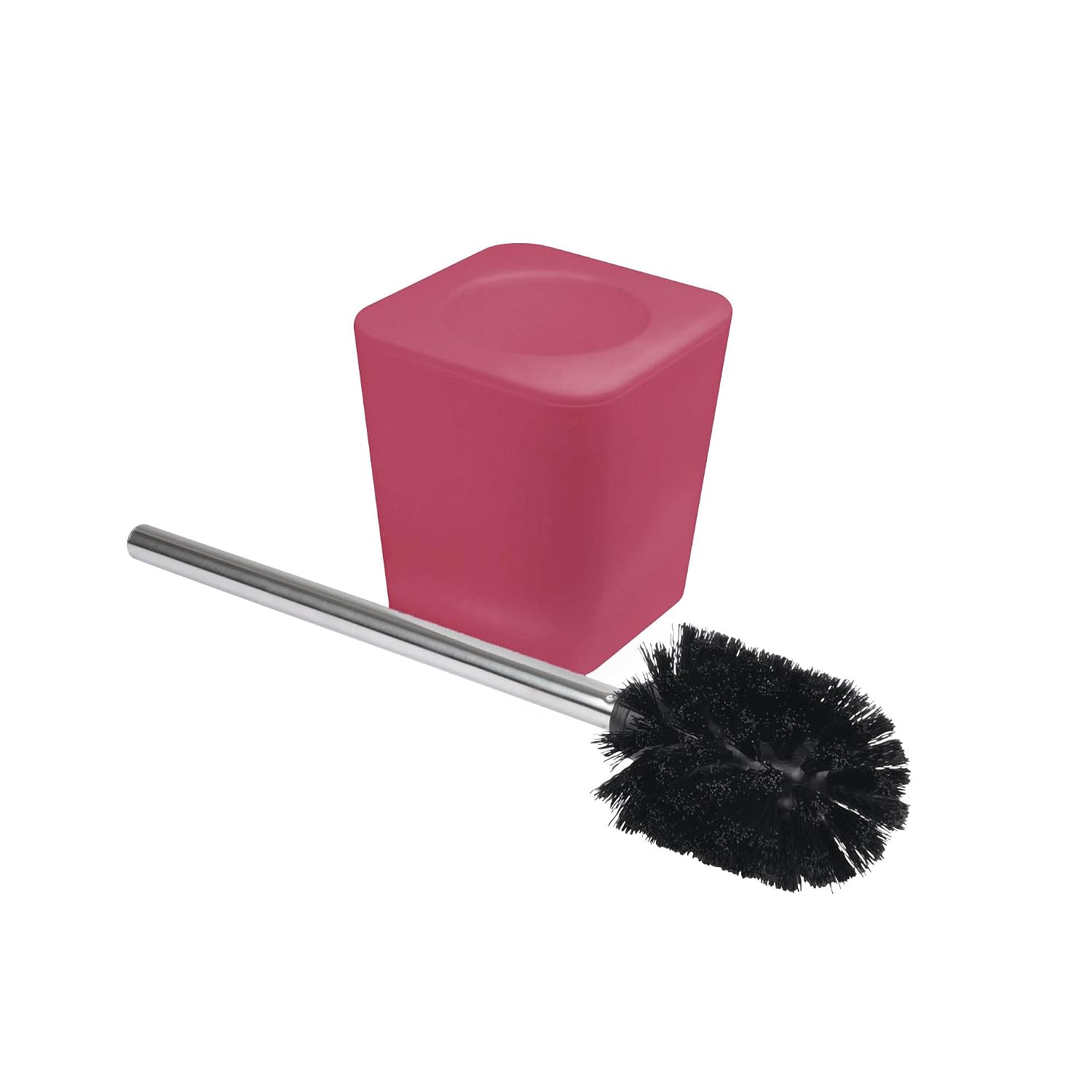 DOUCEUR D'INTÉRIEUR — Brosse WC plastique soft touch framboise