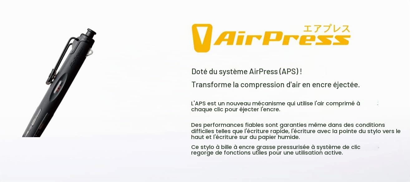 TOMBOW — Recharge pour stylo-bille AirPressPen/Reporter 4 noir – Image 3