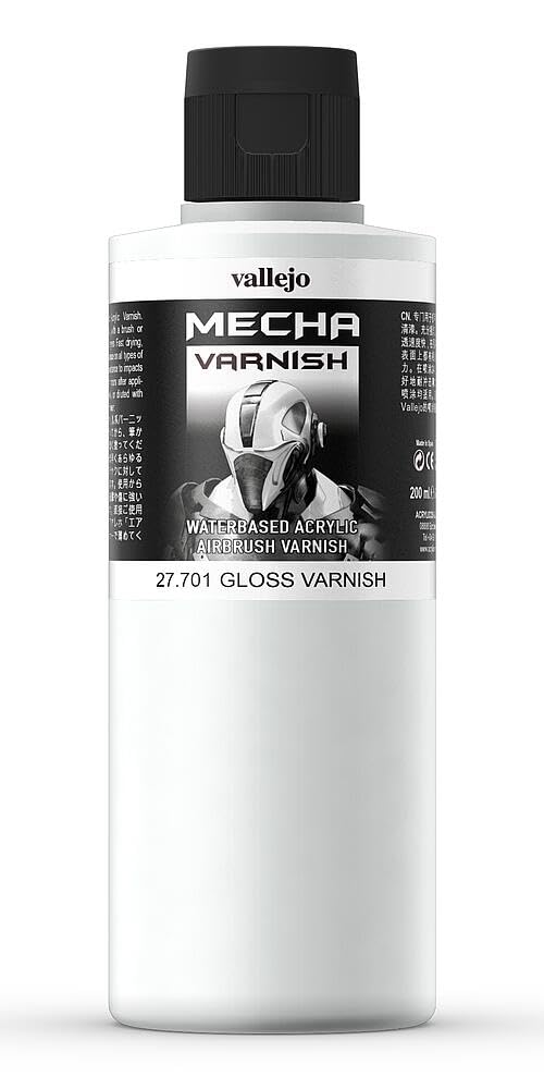 VALLEJO Mecha Color — Vernis acrylique brillant 200 ml
