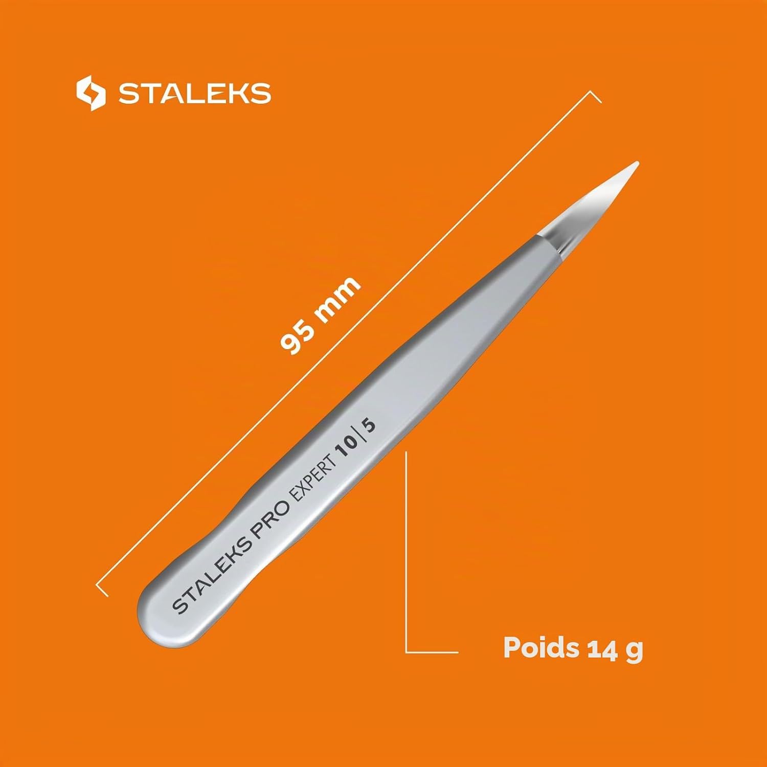 STALEKS PRO Type 5 — Pince à épiler à pointe fine inox – Image 7