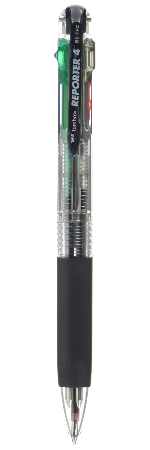 TOMBOW Reporter 4 — Stylo-bille rétractable 4 couleurs