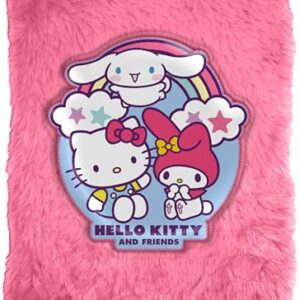 KIDS LICENSING — Carnet peluche A5 Hello Kitty & Friends