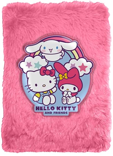KIDS LICENSING — Carnet peluche A5 Hello Kitty & Friends