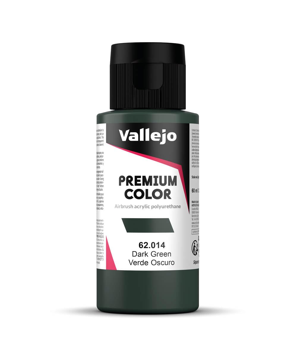 VALLEJO — Peinture premium 60 ml vert foncé
