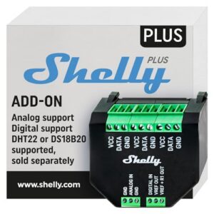 SHELLY Plus Add-On — Module interface capteurs pour relais Shelly