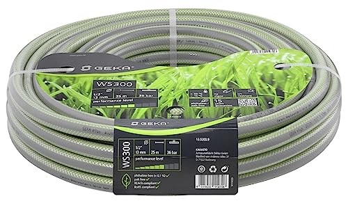 GEKA Plus WS300 — Tuyau d’arrosage 25 m vert 4 couches