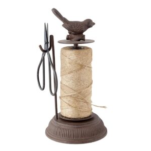 ESSCHERT DESIGN — Ciseaux en fonte avec corde marron