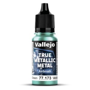 VALLEJO True Metallic — Peinture métallique Vert Scarabée 18 ml