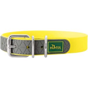 HUNTER — Collier de confort jaune fluo 65 cm