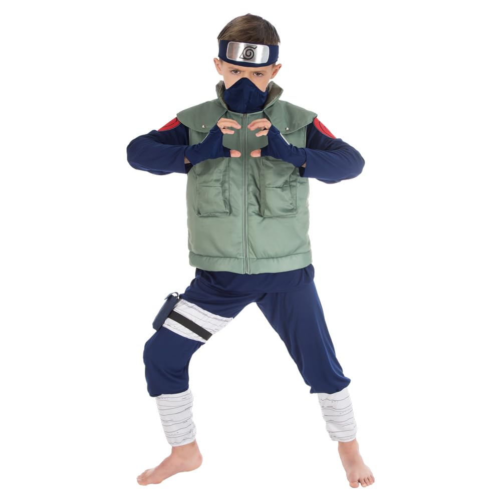 CHAKS — Costume Kakashi Hatake garçon 8 pièces Naruto