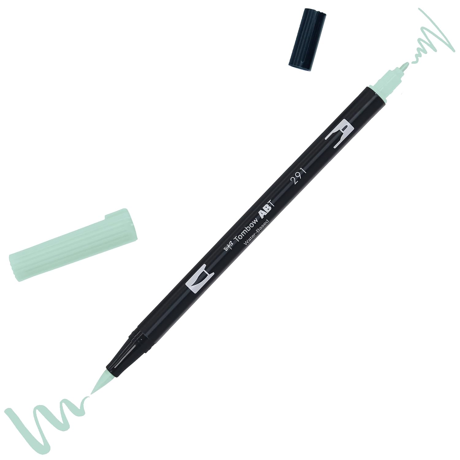 TOMBOW Dual Brush — Stylo double pointe pinceau bleu alice