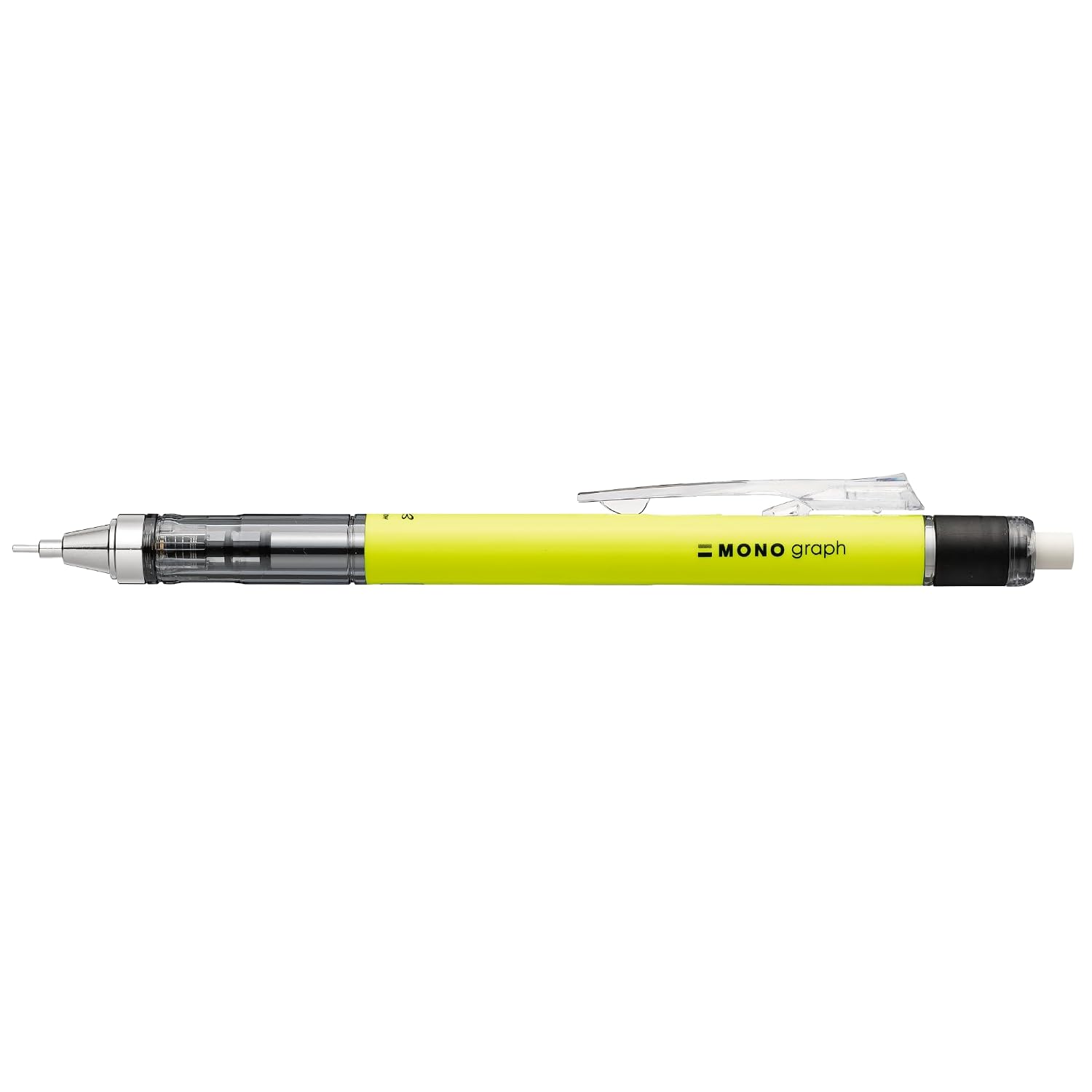 TOMBOW MONO graph — Porte-mines 0,7 mm jaune fluo