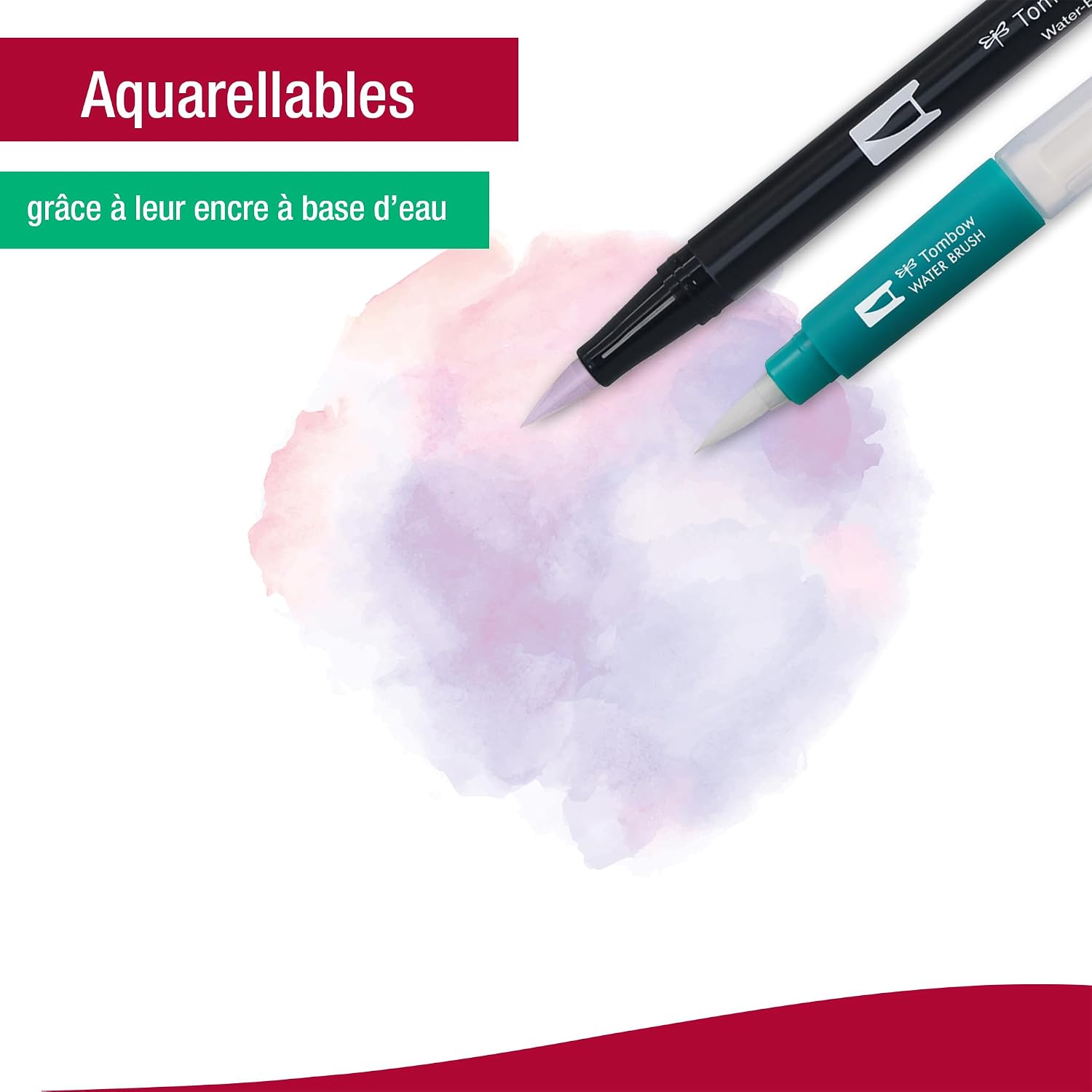 TOMBOW ABT-6P-3 — Lot de 6 feutres pinceau à 2 pointes – Image 5